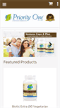 Mobile Screenshot of priorityonevitamins.com